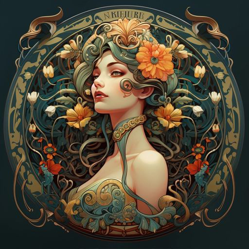 Art Nouveau Prompt Style for Midjourney & Stable Diffusion • Style ...