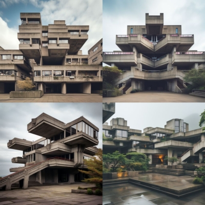 a tall building in a city