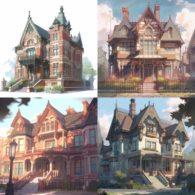 a castle on top of a building