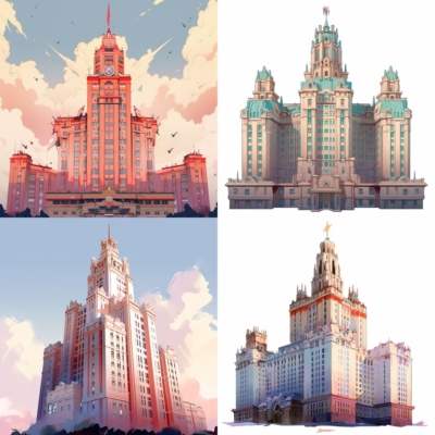 a view of a city with tall buildings in the background