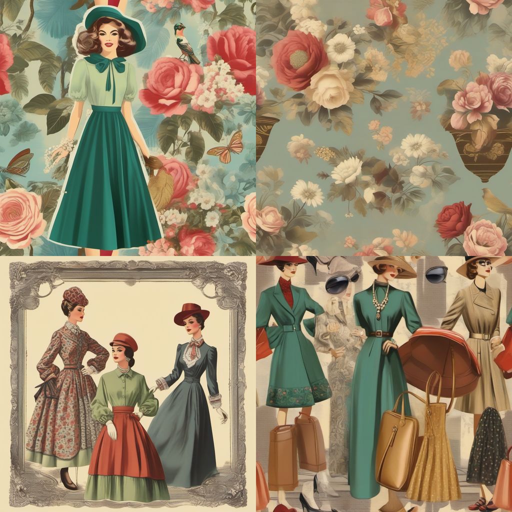 Vintage fashion Prompt Style for Midjourney & Stable Diffusion